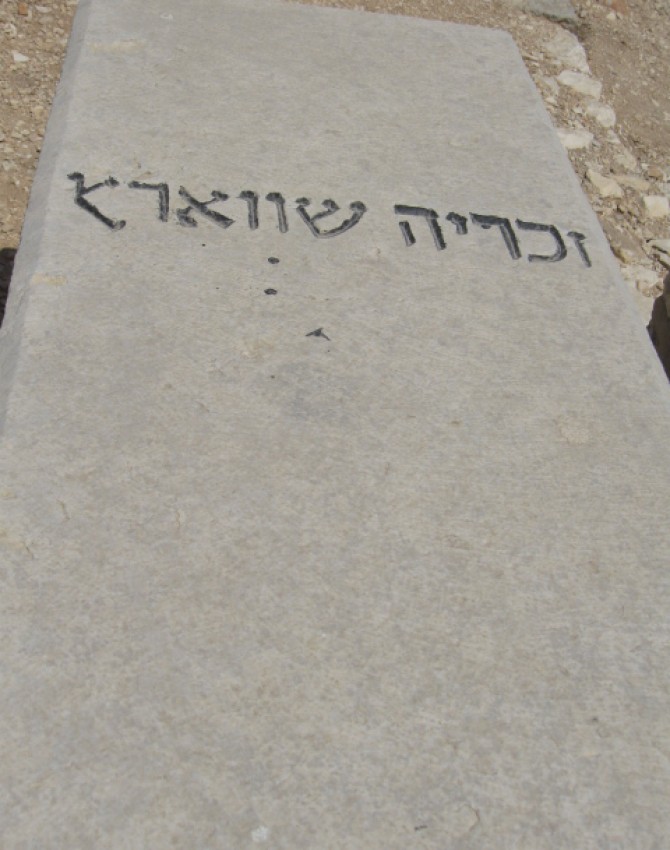 תמונת קבר זכריה שווארץ