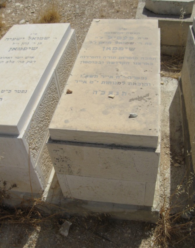 תמונת קבר פעסיל שיפמאן