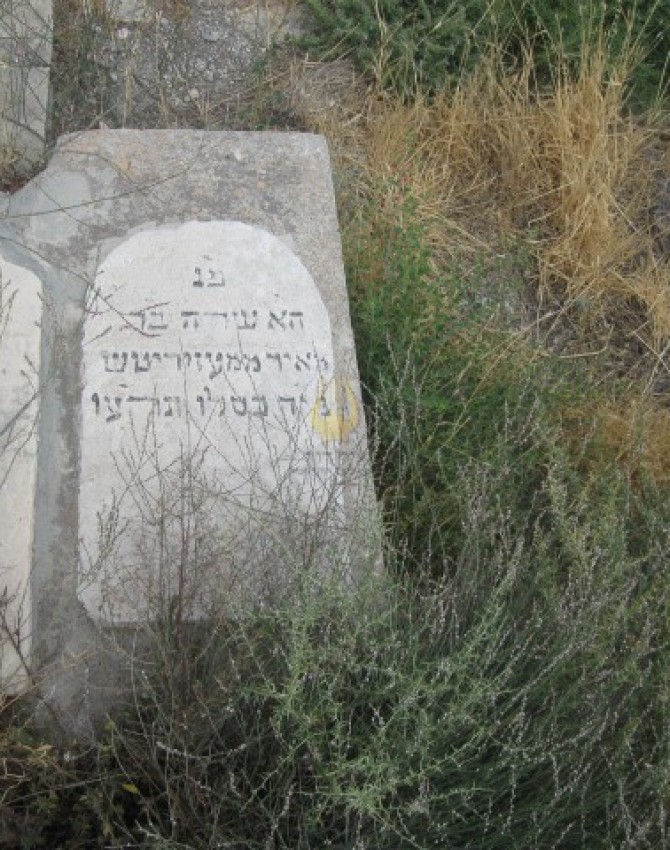 תמונת קבר שרה בלומנפלד