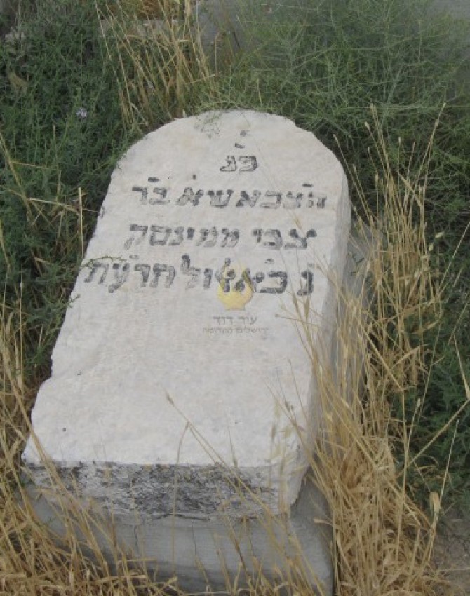 תמונת קבר יוסף שרגא זילברשטיין